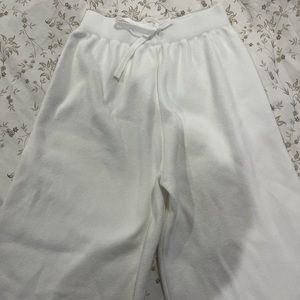 Princess Polly White Wide Cotton Pants